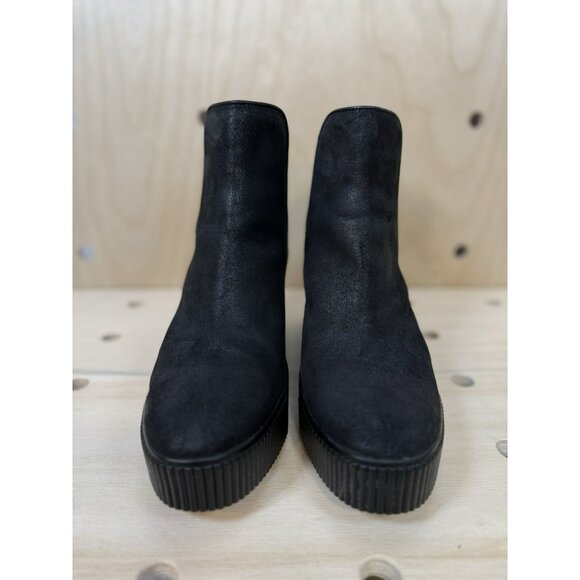 Ash Women's Size 40 Black Suede Leather Platform Chunky Boots US 9-9.5 - Picture 4 of 14